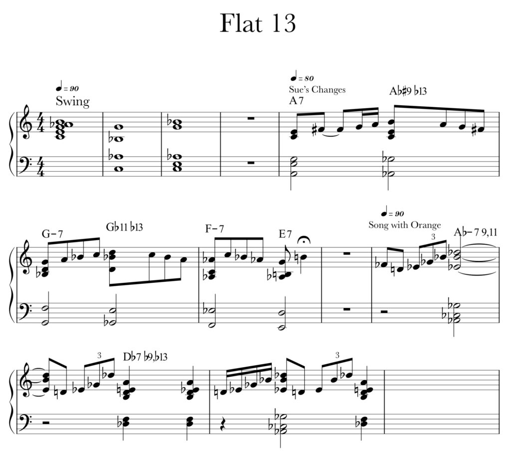 Flat 13 Chords
