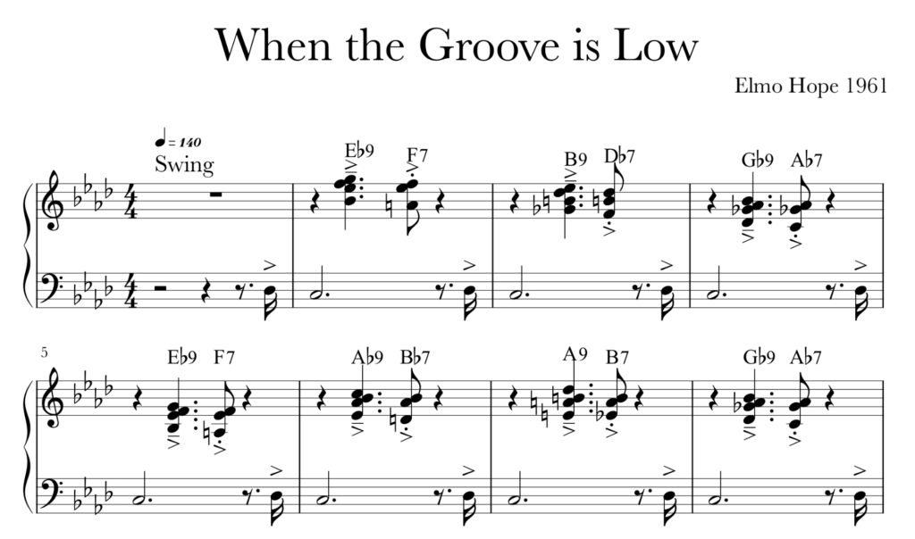 When the Groove is Low