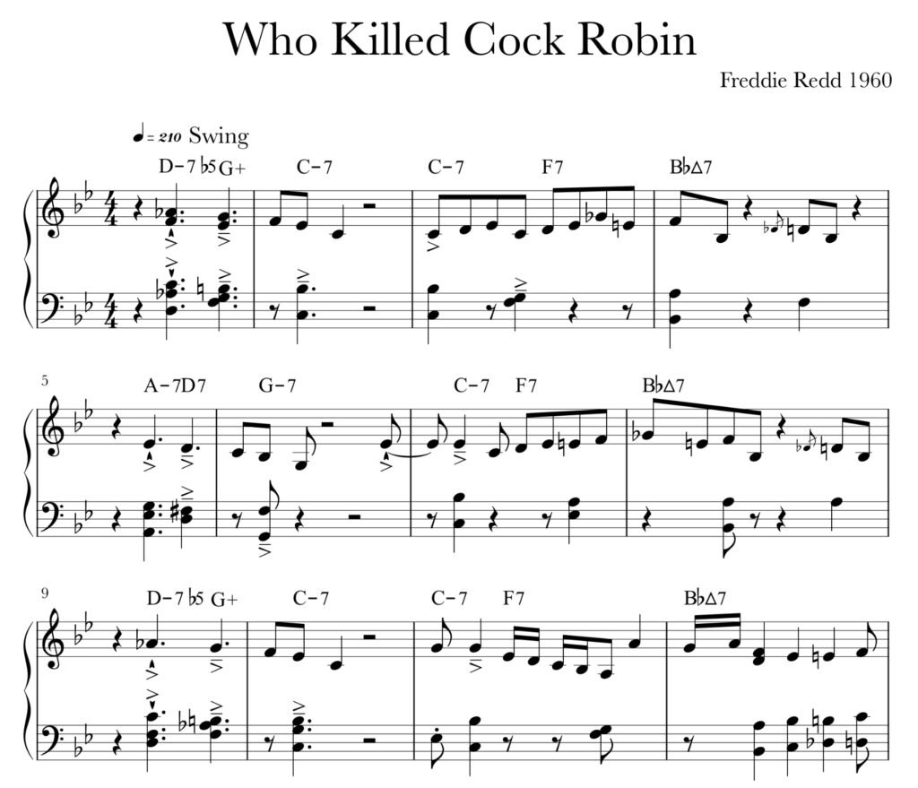 Who Killed Cock Robin