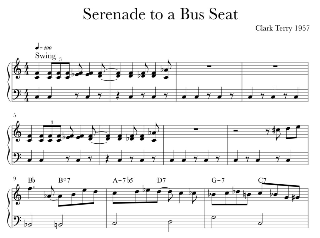 Serenade to a Bus Seat